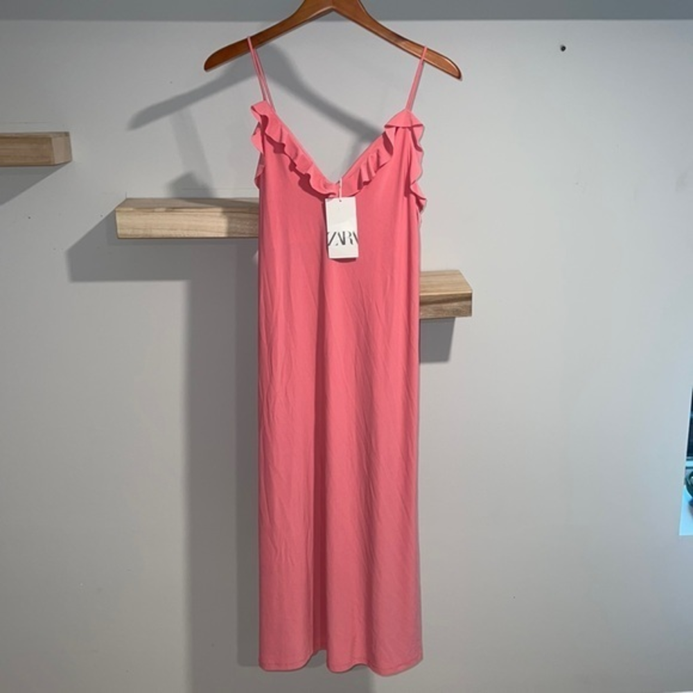 Zara pink maxi dress